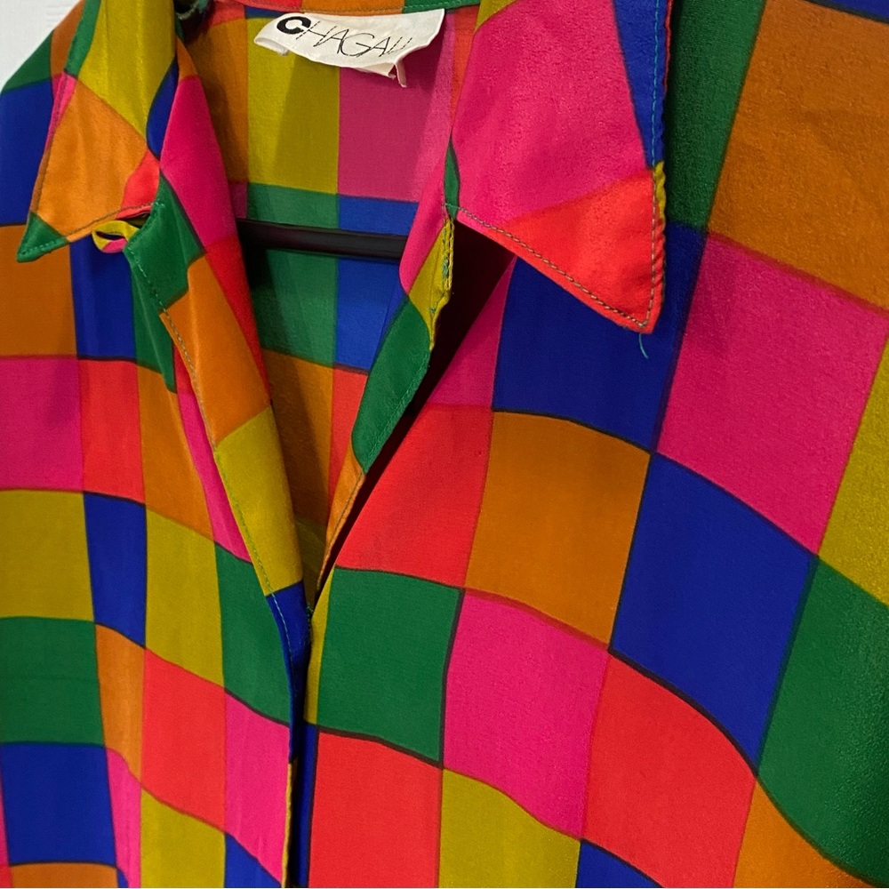 Colourful Checked Blouse - Picture 3 of 5